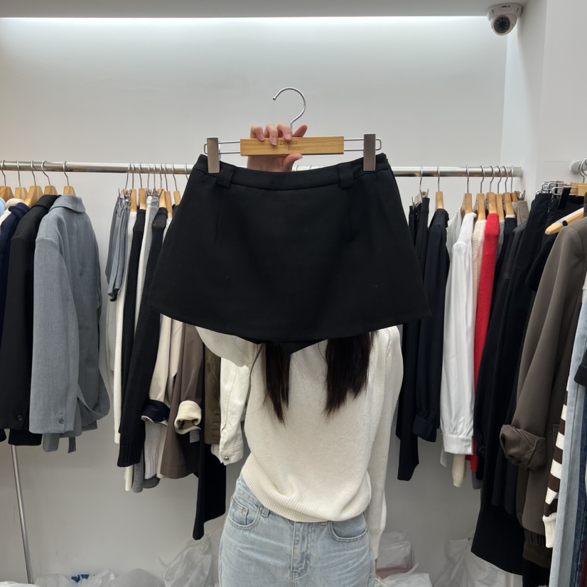 DRESS ROOM韓國代購㊣女士新品推薦時尚職業人氣真品25秋冬裙褲DRESS ROOM裙褲圖色1