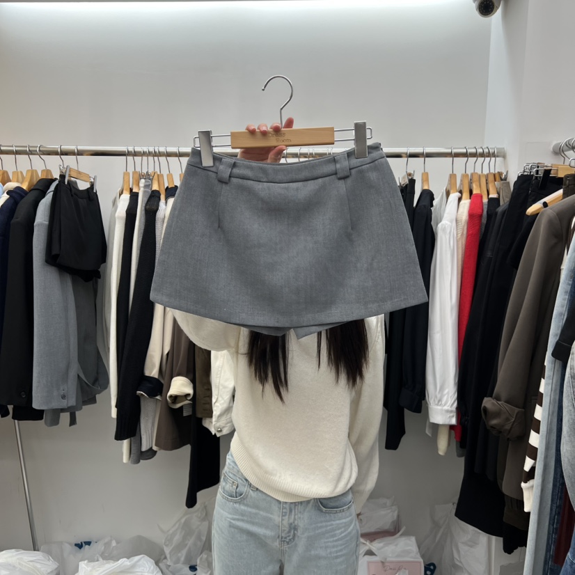 DRESS ROOM韓國代購㊣女士新品推薦時尚職業人氣真品25秋冬裙褲DRESS ROOM裙褲圖色2