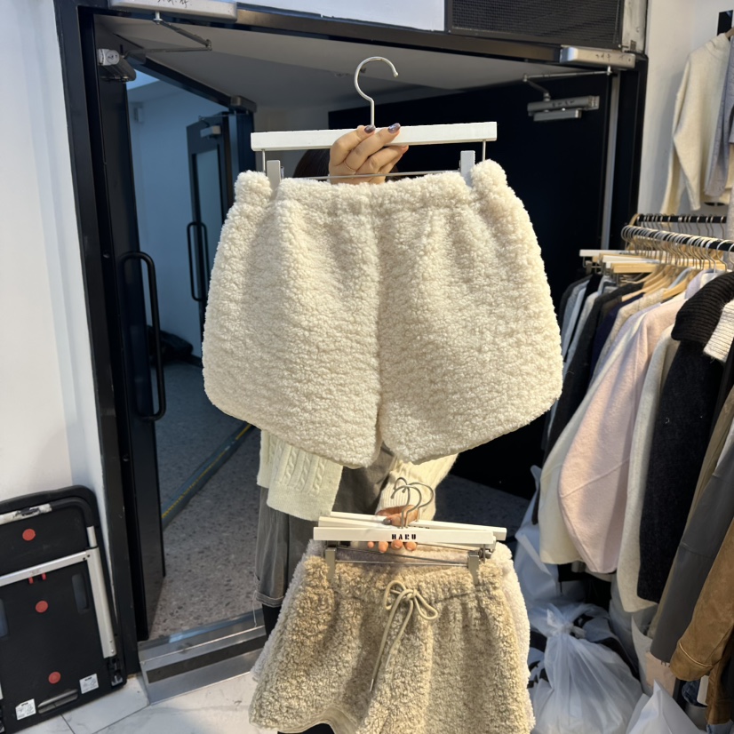 HARU東大門㊣直郵女士新品職業人氣休閑時尚推薦真品短褲羊皮HARU短褲