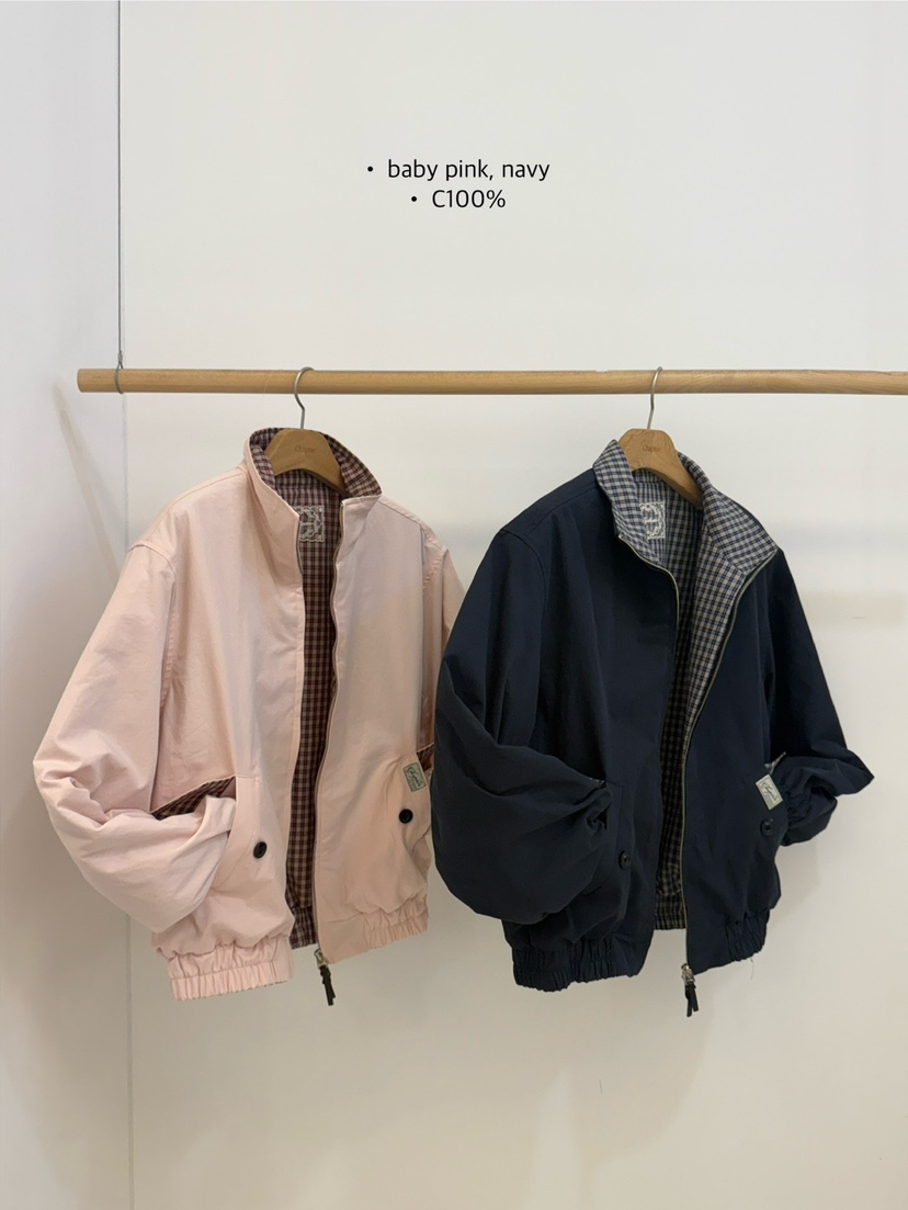 BY CHAPTER韓國直郵㊣女士新品熱賣休閑真品時尚推薦夾克格紋BY Chapter夾克