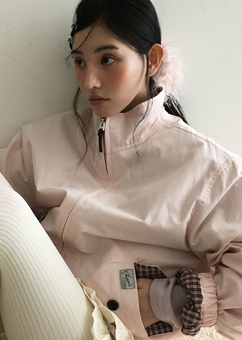 BY CHAPTER韓國直郵㊣女士新品熱賣休閑真品時尚推薦夾克格紋BY Chapter夾克