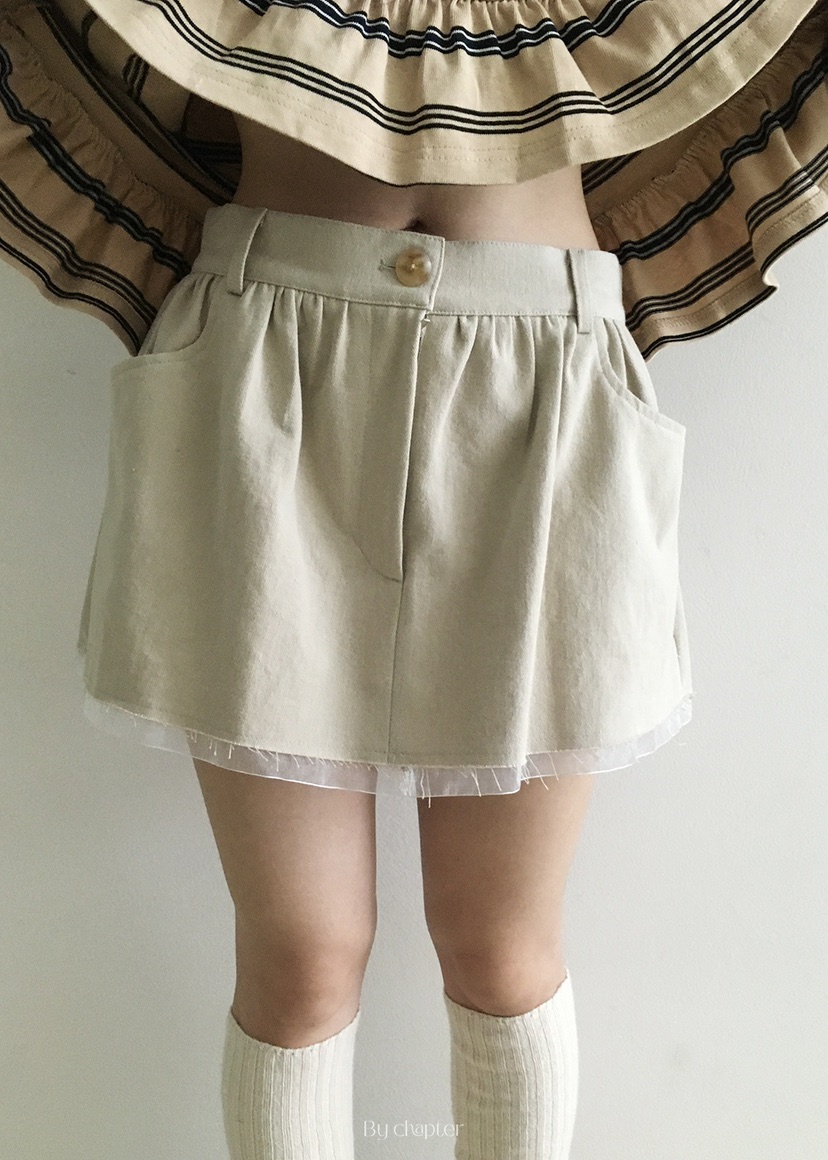 BY CHAPTER東大門㊣實拍女士新款真品25秋冬休閑人氣職業短裙BY Chapter短裙