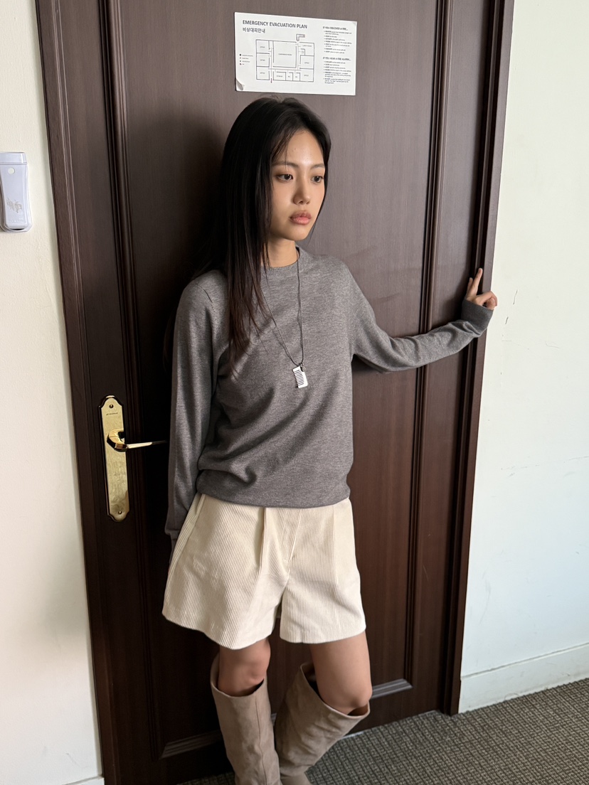 EOMPIT東大門㊣實拍女士新款熱賣休閑推薦25秋冬職業針織衫EOMPIT針織衫圖色3