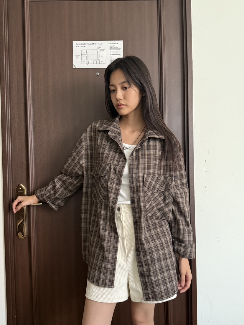 EOMPIT韓國代購㊣女士新款休閑時尚職業人氣推薦襯衫蕾絲衫EOMPIT襯衫/蕾絲衫圖色1