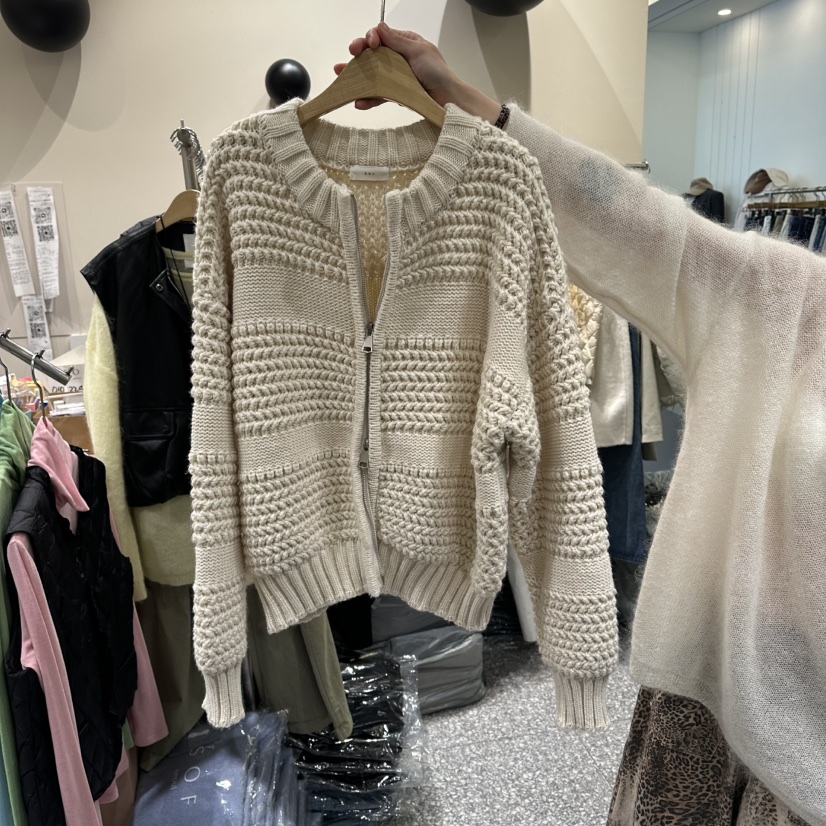 SOF韓國代購㊣女裝新品推薦時尚人氣職業熱賣休閑真品25秋冬毛衣SOF毛衣圖色1
