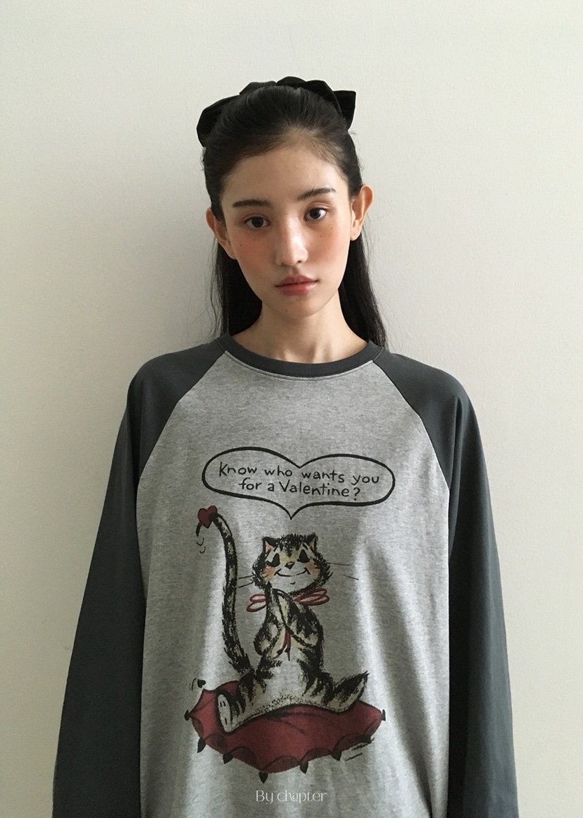 BY CHAPTER韓國代購㊣女裝新品熱賣時尚真品人氣25秋冬長袖T恤BY Chapter長袖T恤