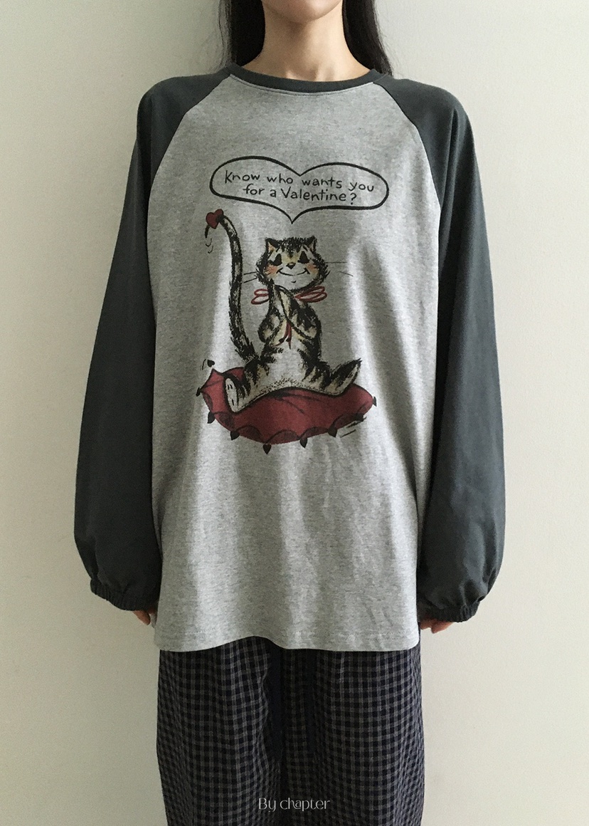 BY CHAPTER韓國代購㊣女裝新品熱賣時尚真品人氣25秋冬長袖T恤BY Chapter長袖T恤