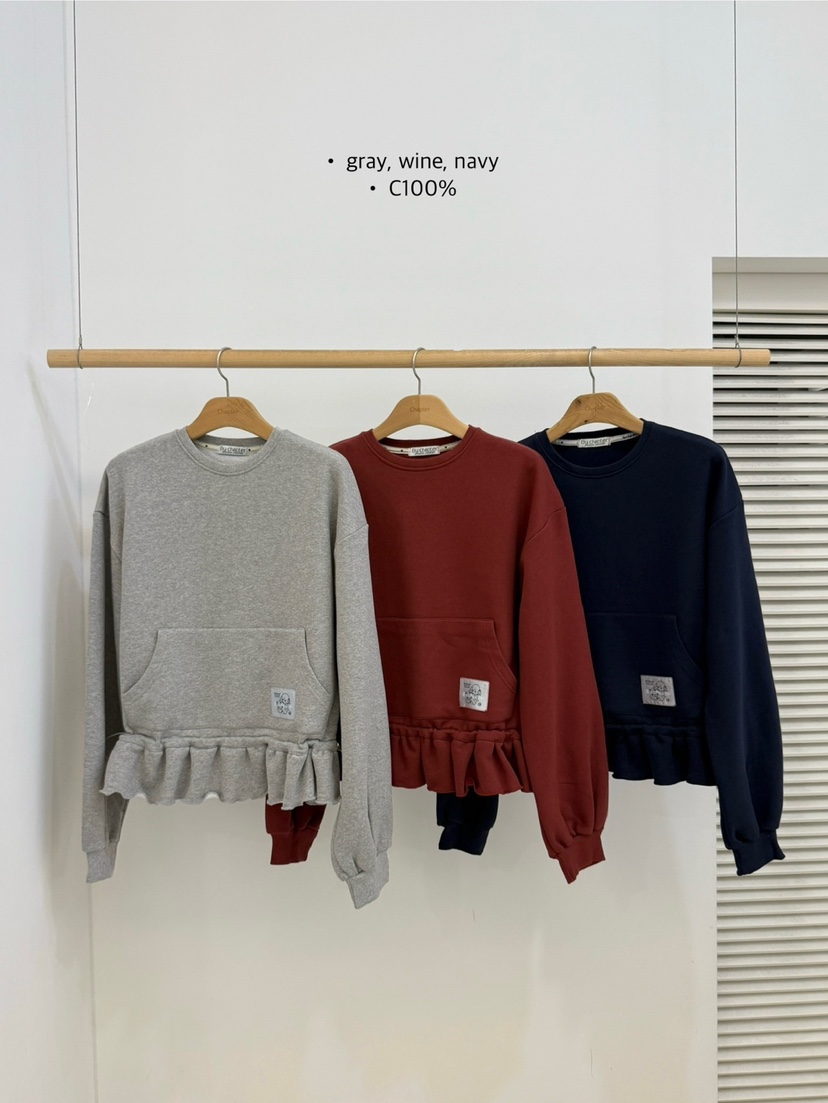 BY CHAPTER東大門㊣實拍女士新款職業真品衛衣兩個口袋加絨BY Chapter衛衣