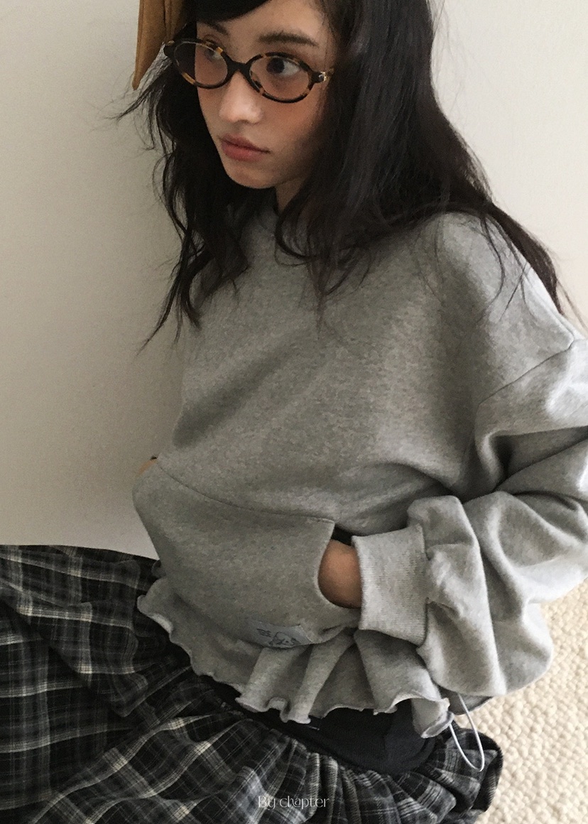 BY CHAPTER東大門㊣實拍女士新款職業真品衛衣兩個口袋加絨BY Chapter衛衣