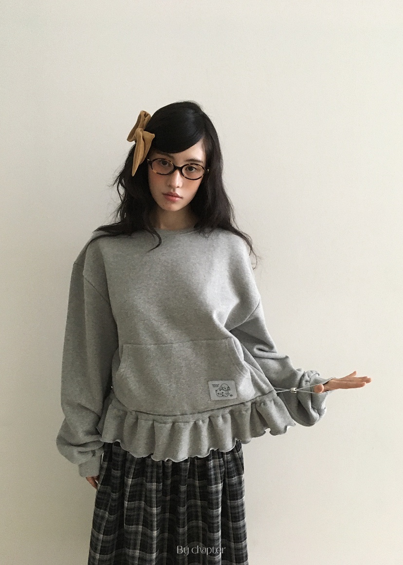 BY CHAPTER東大門㊣實拍女士新款職業真品衛衣兩個口袋加絨BY Chapter衛衣