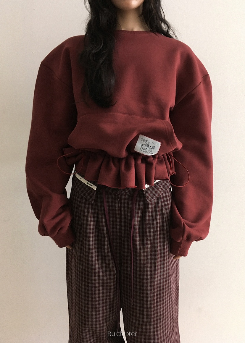 BY CHAPTER東大門㊣實拍女士新款職業真品衛衣兩個口袋加絨BY Chapter衛衣