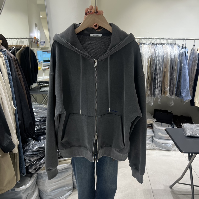 NAVYBURST韓國代購㊣女士新品時尚25秋冬休閑推薦職業夾克拉鏈NAVY BURST夾克圖色2