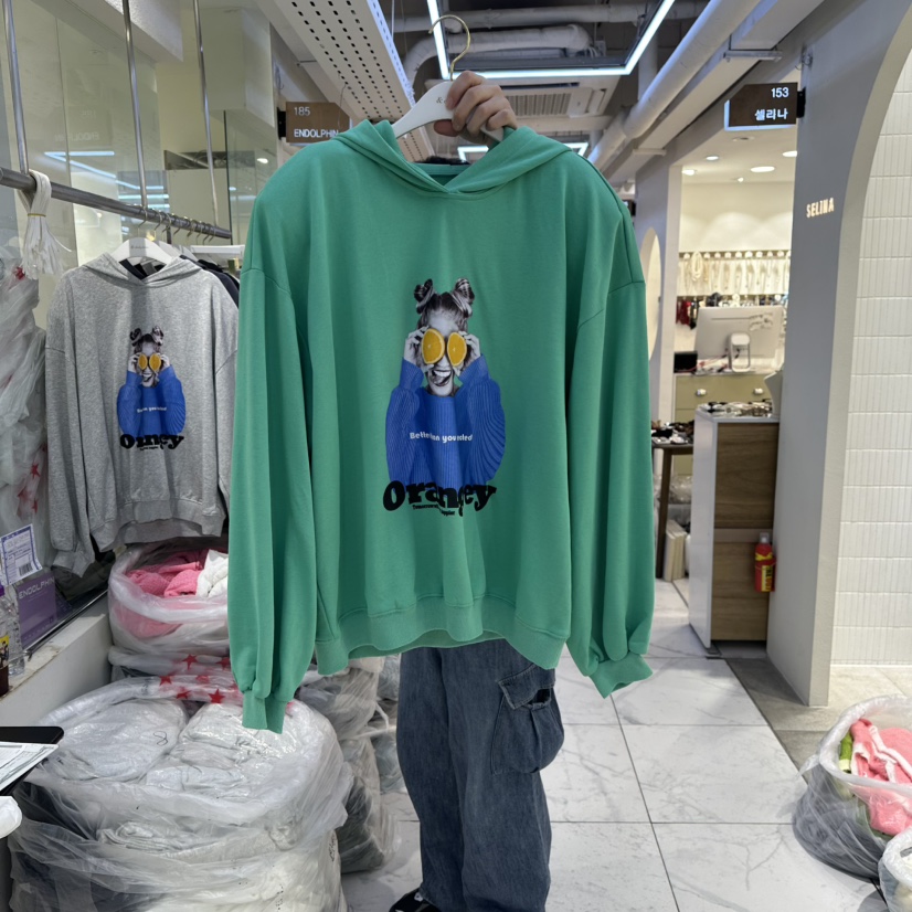ENDOLPHIN韓國代購㊣女士新款真品人氣職業25秋冬時尚熱賣衛衣ENDOLPHIN衛衣圖色1