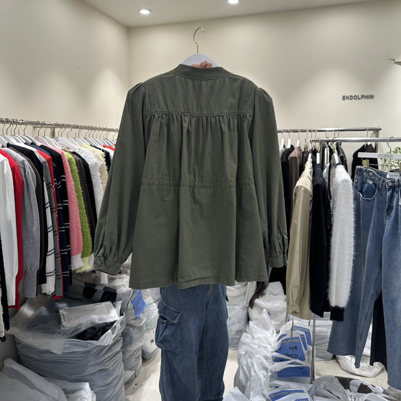 ENDOLPHIN東大門㊣實拍女裝新品25秋冬時尚推薦熱賣職業夾克ENDOLPHIN夾克