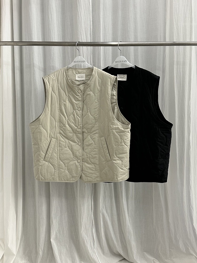 RIVER RAIN東大門㊣實拍女士新品25秋冬熱賣時尚人氣馬甲絎縫RIVER RAIN馬甲