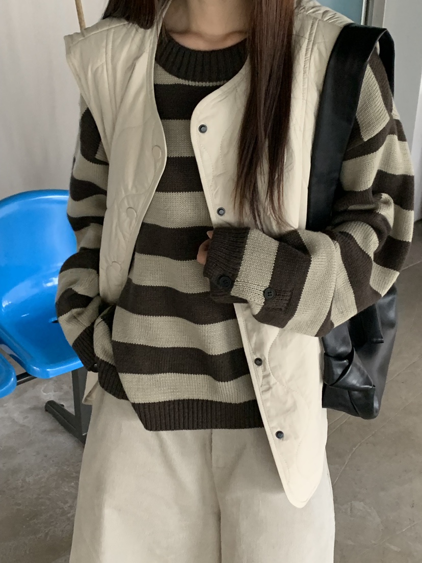 RIVER RAIN東大門㊣實拍女士新品25秋冬熱賣時尚人氣馬甲絎縫RIVER RAIN馬甲