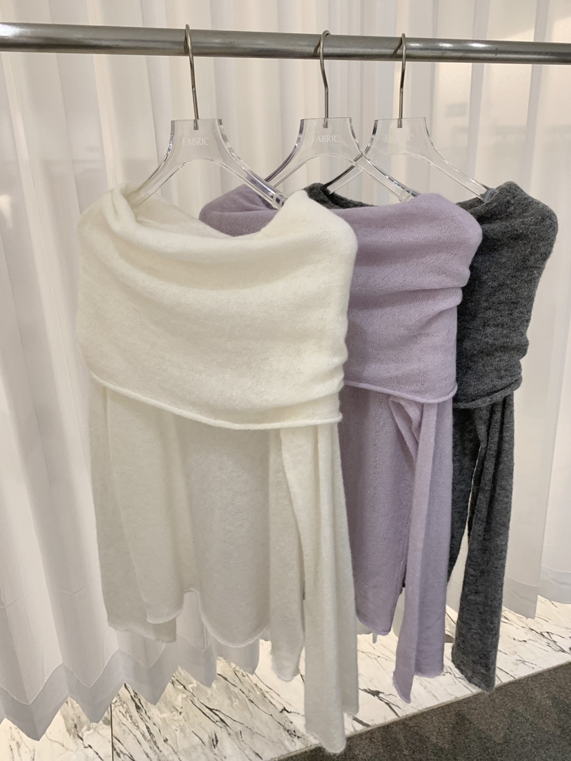 FABRIC東大門㊣實拍女裝新品職業推薦熱賣25秋冬針織衫羊駝FABRIC針織衫