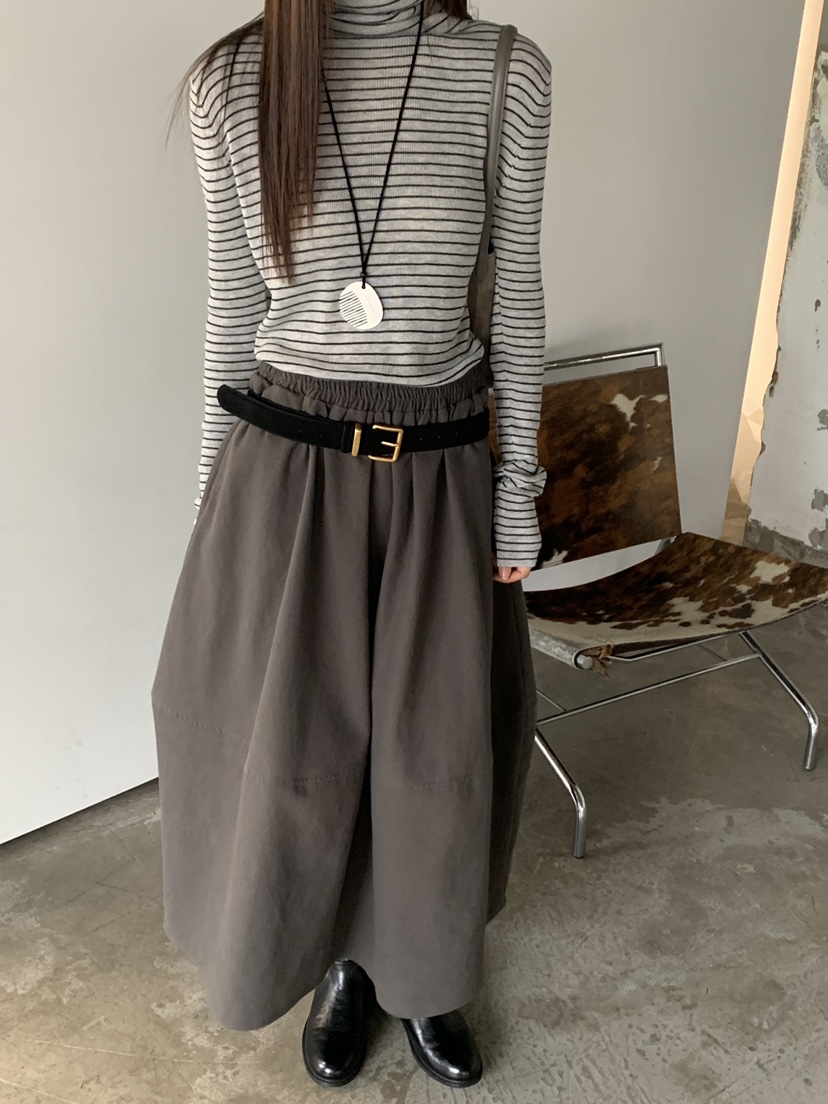 RIVER RAIN東大門㊣代購女裝新品人氣時尚25秋冬休閑職業長裙RIVER RAIN長裙