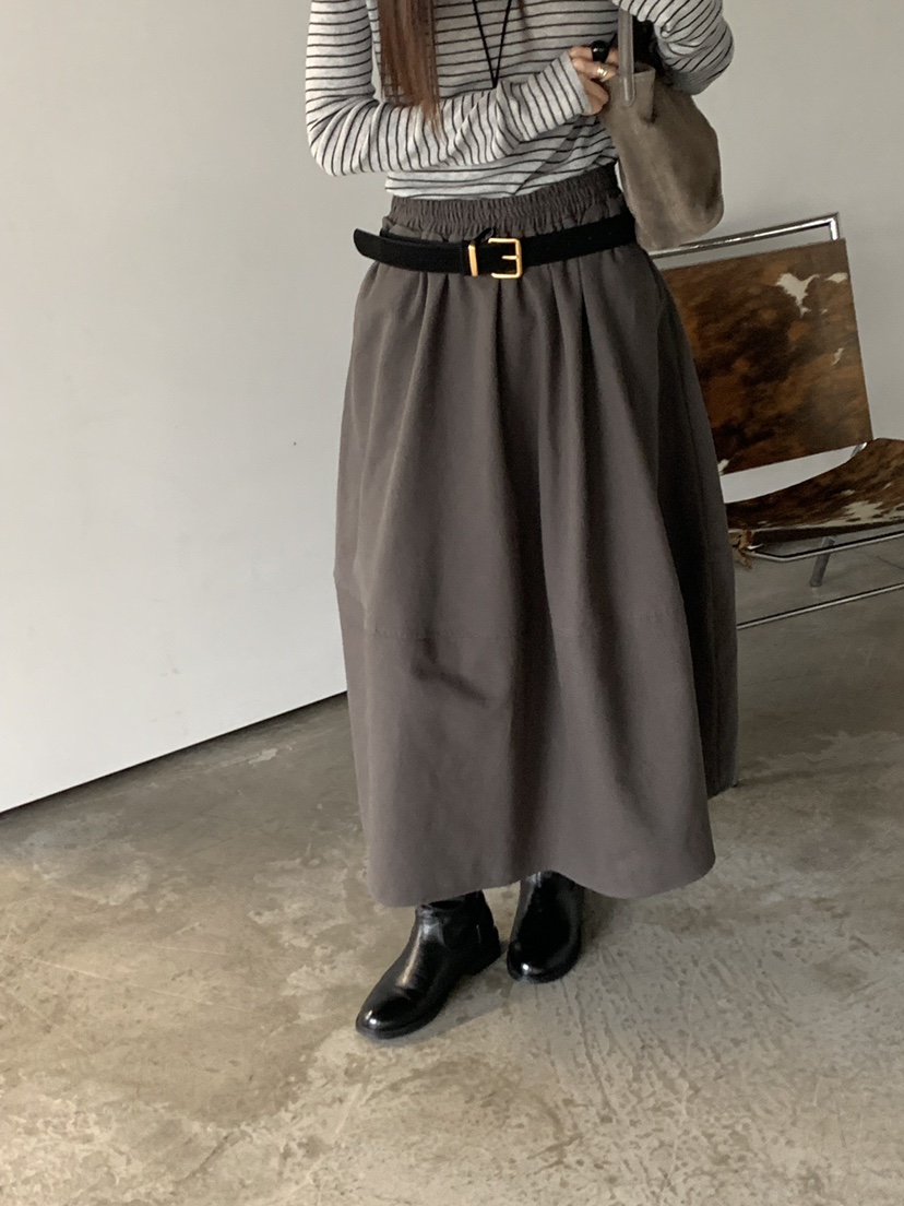 RIVER RAIN東大門㊣代購女裝新品人氣時尚25秋冬休閑職業長裙RIVER RAIN長裙