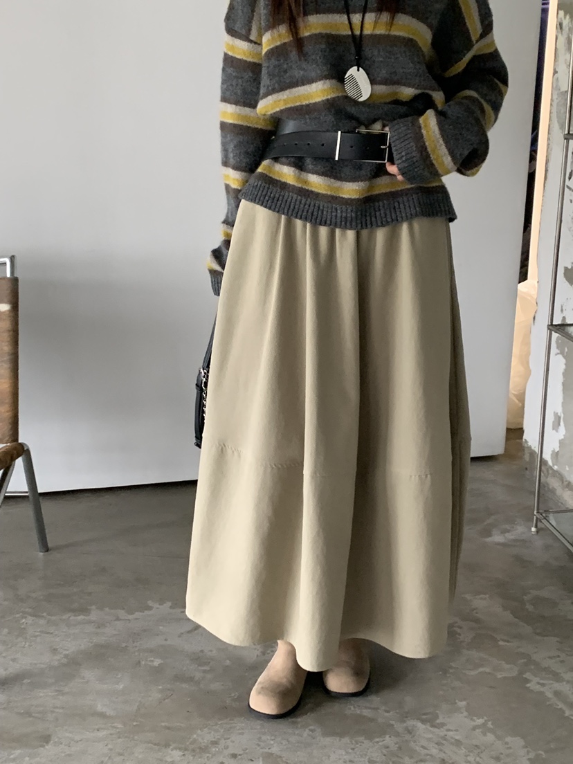 RIVER RAIN東大門㊣代購女裝新品人氣時尚25秋冬休閑職業長裙RIVER RAIN長裙
