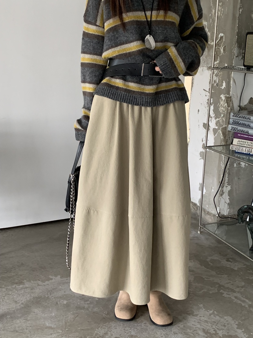 RIVER RAIN東大門㊣代購女裝新品人氣時尚25秋冬休閑職業長裙RIVER RAIN長裙