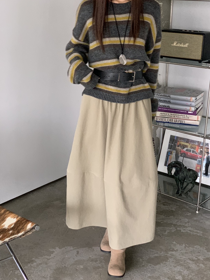RIVER RAIN東大門㊣代購女裝新品人氣時尚25秋冬休閑職業長裙RIVER RAIN長裙