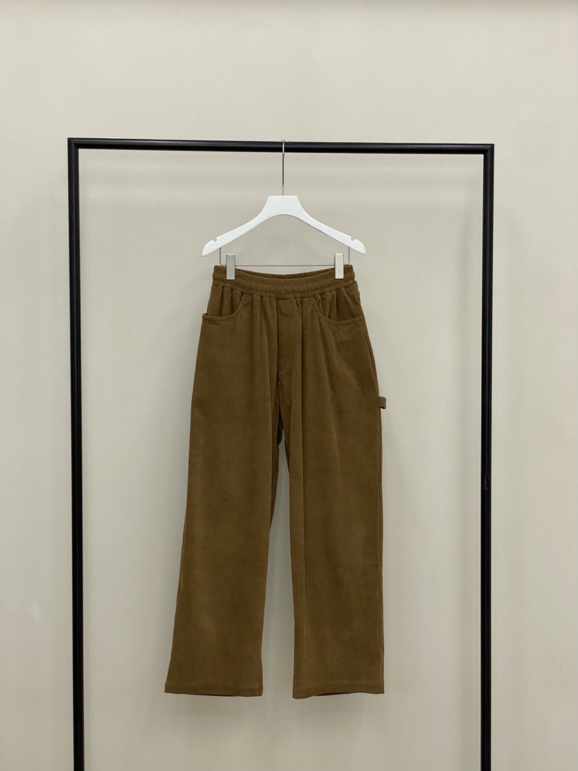 MUCH MORE東大門㊣代購女士新品人氣時尚推薦休閑褲燈心絨MUCH MORE休閑褲圖色5