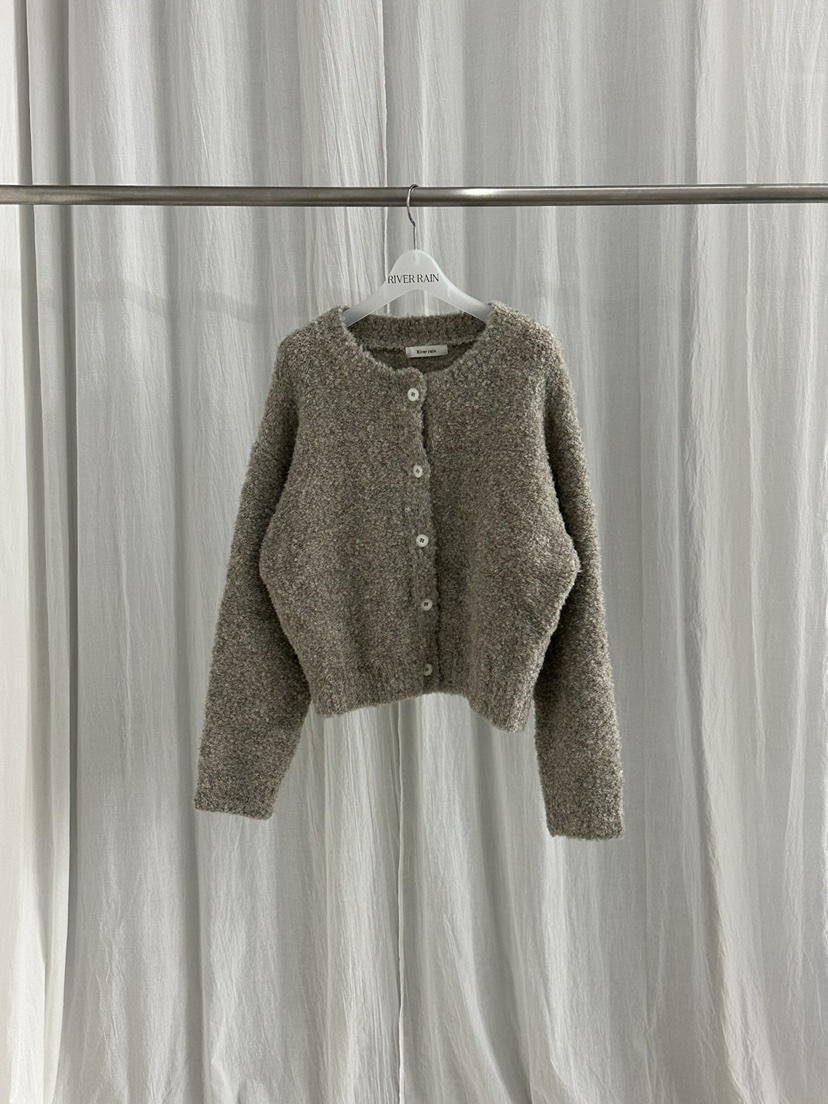 RIVER RAIN東大門㊣直郵女裝新品人氣25秋冬真品針織衫開衫RIVER RAIN針織衫圖色1