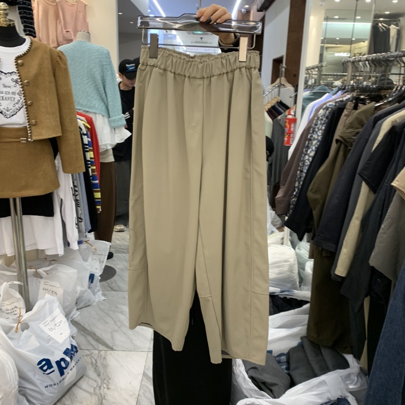 THE SIL東大門㊣實拍女裝新品職業真品25秋冬休閑休閑褲開衩THE SIL/1 2ILLY休閑褲圖色2