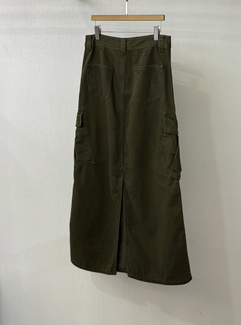 TWENTY FOUR SEVEN24-7韓國直郵㊣女士新品職業長裙口袋TEWNTY FOUR SEVEN24-7長裙