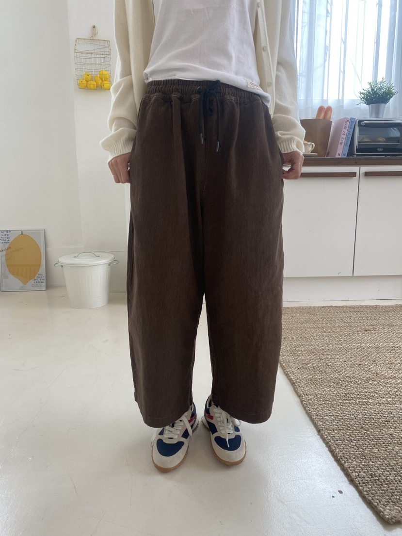 YESFREE韓國直郵㊣女裝新款休閑職業熱賣人氣真品推薦休閑褲YESFREE休閑褲