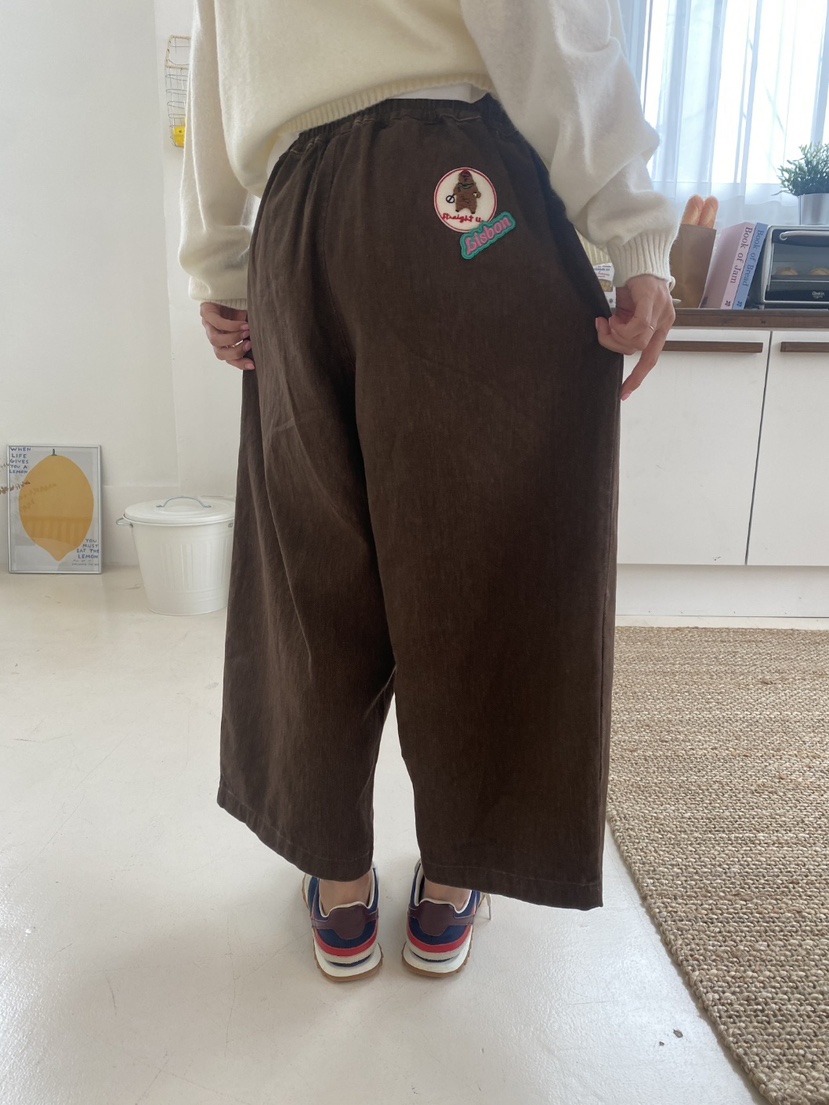 YESFREE韓國直郵㊣女裝新款休閑職業熱賣人氣真品推薦休閑褲YESFREE休閑褲