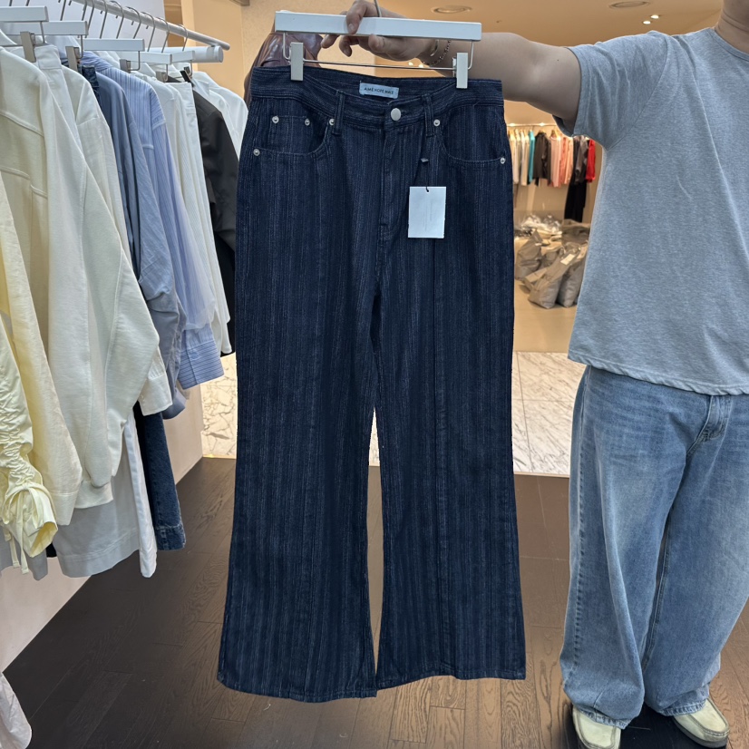 AIME HOPE MAKE東大門㊣代購女士新品25秋冬真品熱賣牛仔褲AIME HOPE MAKE牛仔褲圖色1