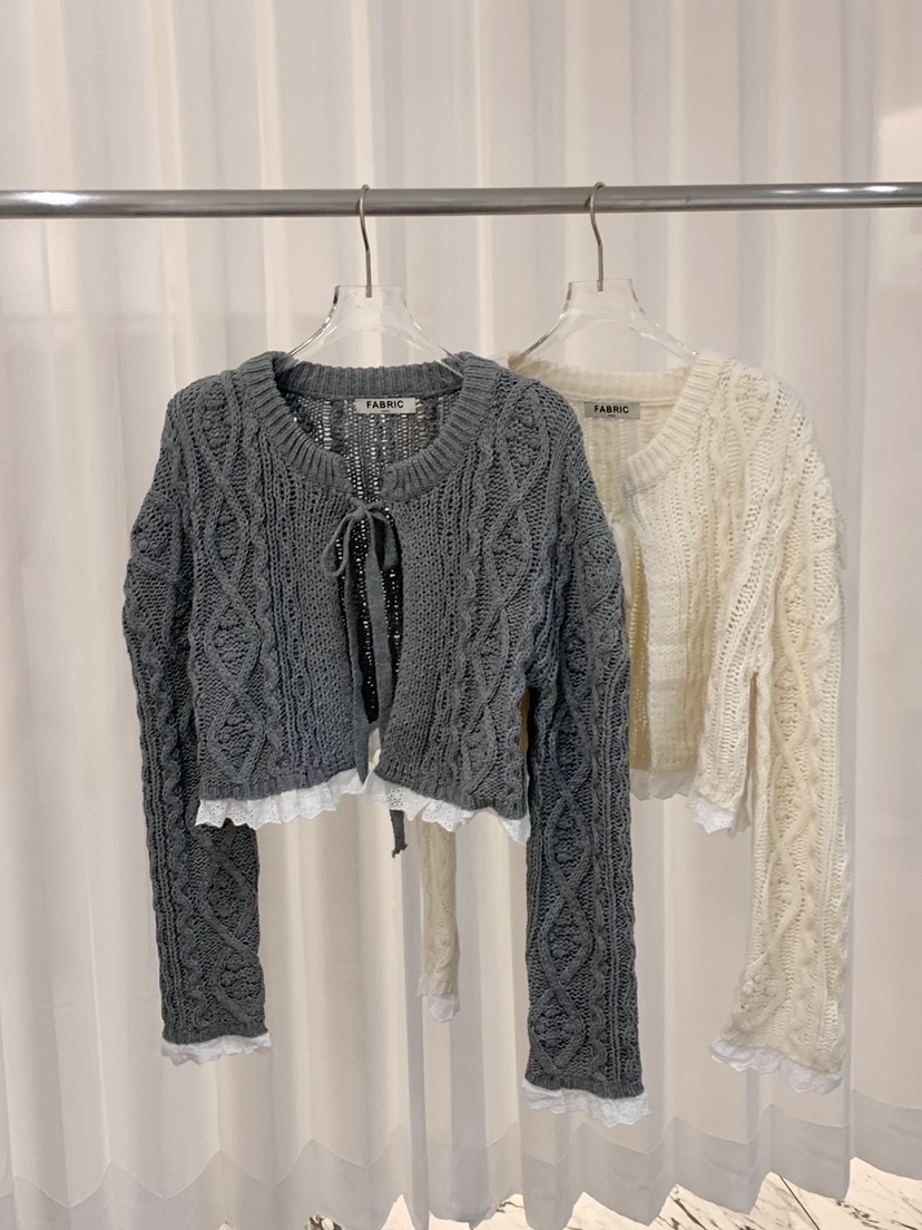 FABRIC韓國代購㊣女裝新品職業熱賣休閑時尚人氣真品針織衫FABRIC針織衫