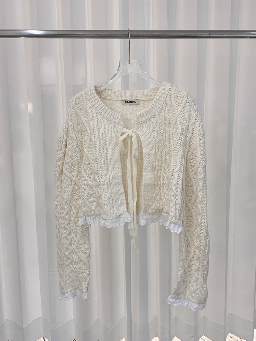 FABRIC韓國代購㊣女裝新品職業熱賣休閑時尚人氣真品針織衫FABRIC針織衫圖色1