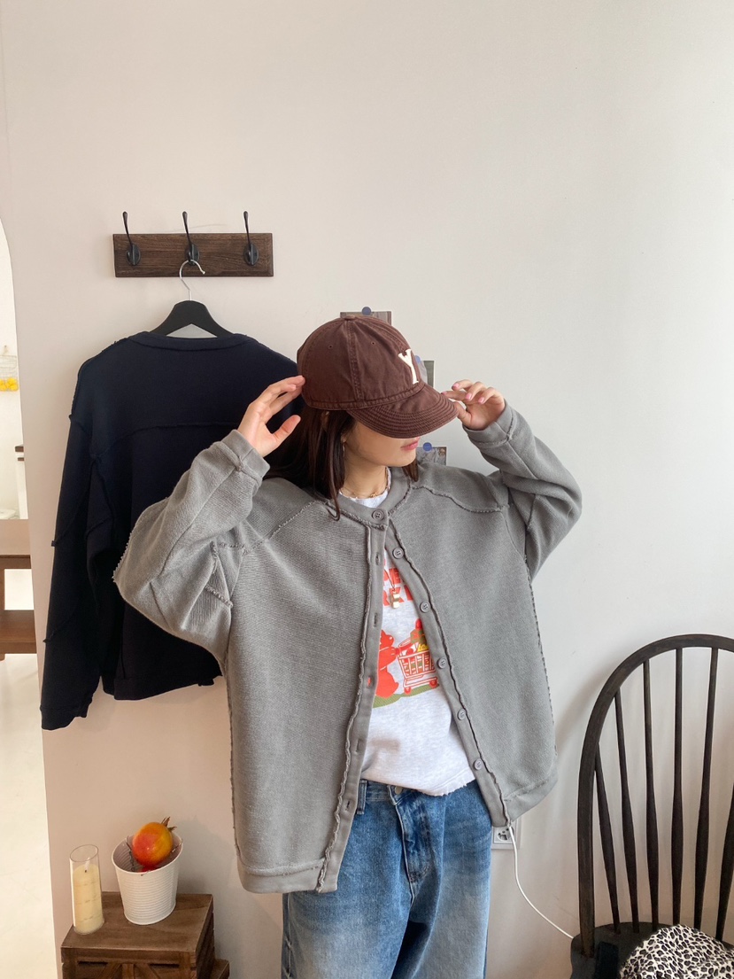 YESFREE東大門㊣直郵女裝新品人氣25秋冬真品職業夾克雙面開衫YESFREE夾克