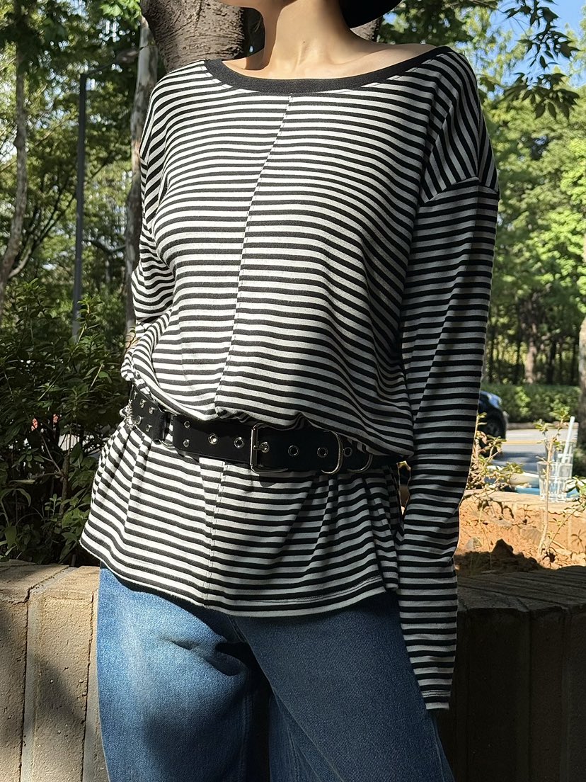 ARSERA東大門㊣代購女士新款人氣職業時尚休閑真品25秋冬長袖T恤ARSERA長袖T恤
