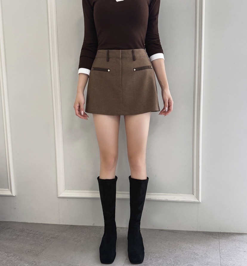 CLOTH韓國直郵㊣女裝新款熱賣推薦人氣真品職業時尚25秋冬短裙CLOTH短裙