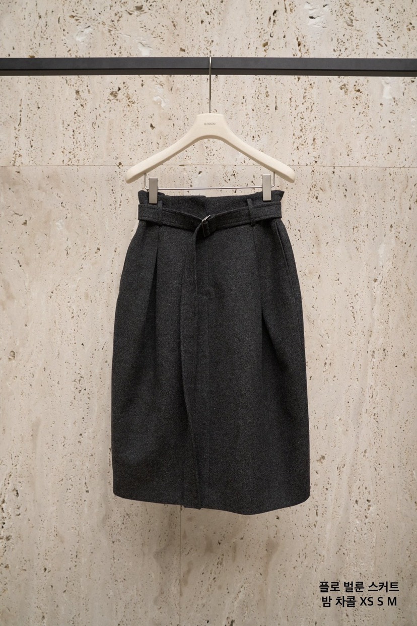 BLOSSOM東大門㊣直郵女裝新品25秋冬熱賣休閑時尚長裙含腰帶BLOSSOM長裙圖色2