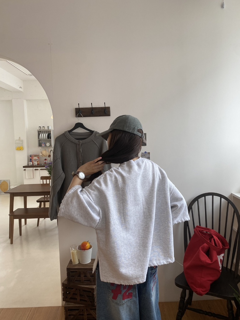 YESFREE韓國直郵㊣女士新品時尚休閑人氣推薦25秋冬T恤羊毛YESFREET恤