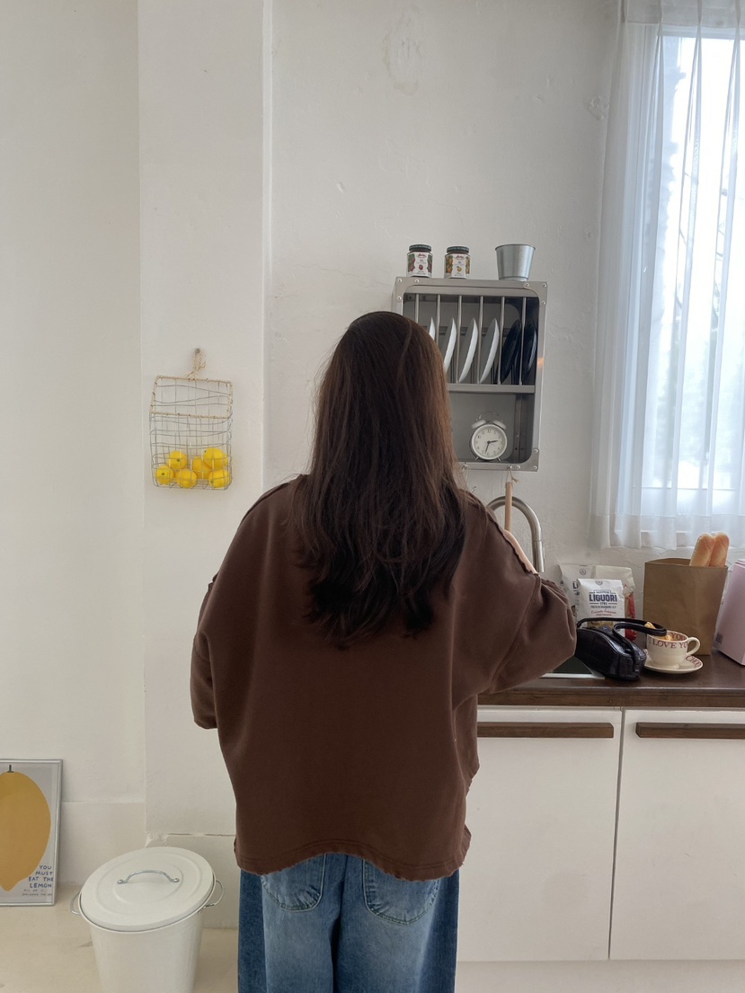 YESFREE韓國直郵㊣女士新品時尚休閑人氣推薦25秋冬T恤羊毛YESFREET恤