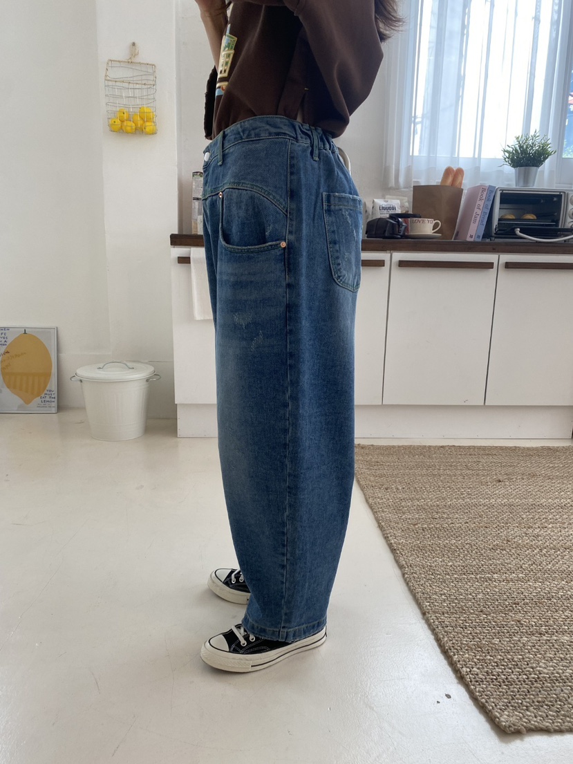 YESFREE東大門㊣直郵女士新品職業推薦人氣時尚25秋冬牛仔褲YESFREE牛仔褲