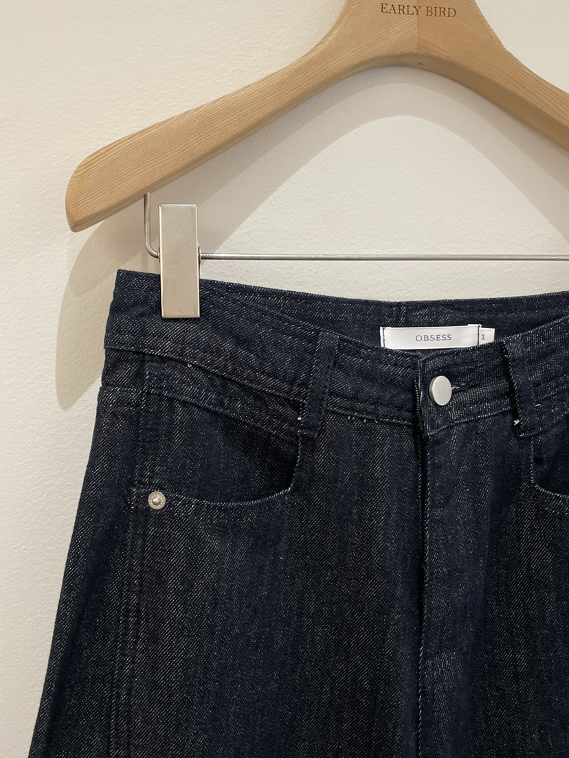 OBSESS東大門㊣實拍女裝新品人氣職業25秋冬休閑真品牛仔褲OBSESS/EARLY BIRD牛仔褲