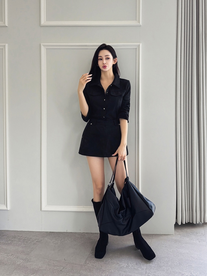 CLOTH東大門㊣直郵女裝新款熱賣人氣休閑推薦職業裙褲絨面革CLOTH裙褲