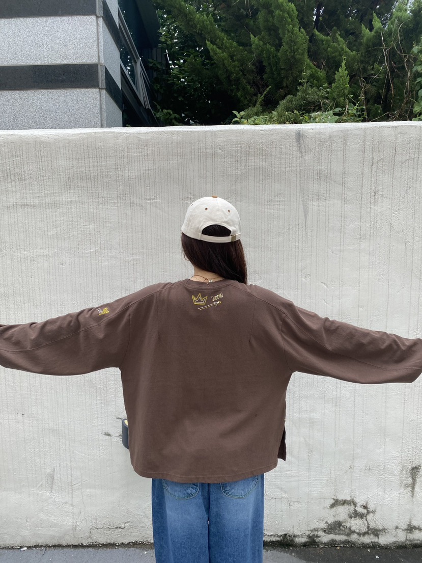 YESFREE韓國代購㊣女裝新品推薦熱賣休閑真品人氣25秋冬長袖T恤YESFREE長袖T恤