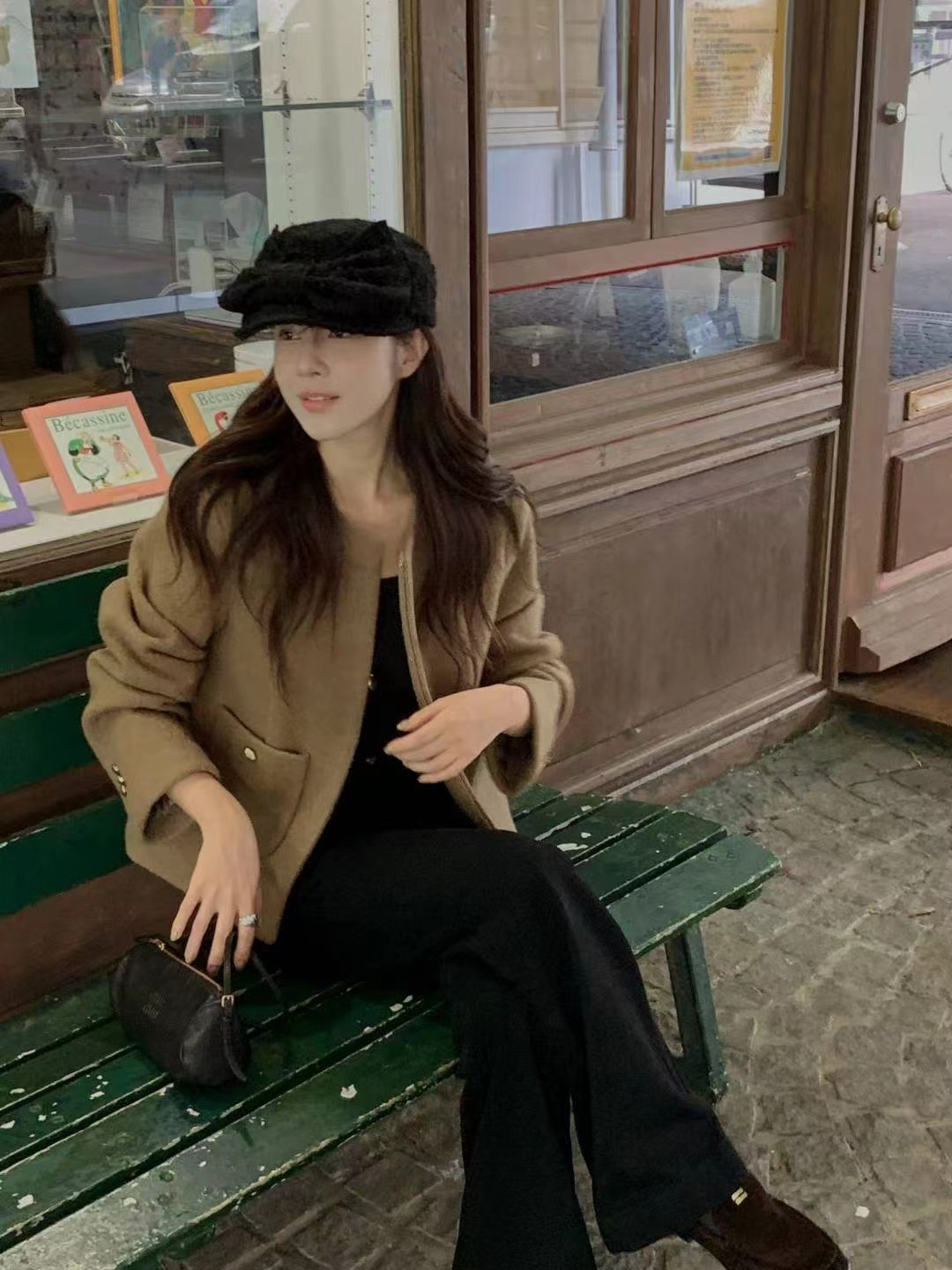 MIELLE-미엘르-OT東大門㊣直郵女士新品時尚真品夾克羊毛MIELLE-미엘르-OT夾克