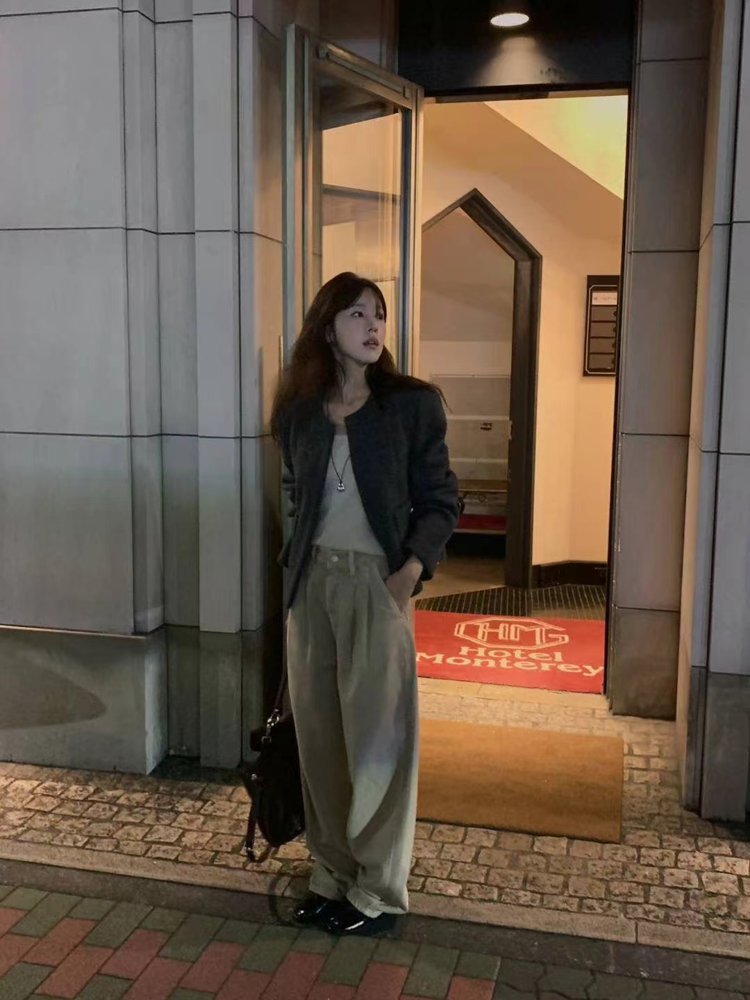 MIELLE-미엘르-OT東大門㊣直郵女士新品時尚真品夾克羊毛MIELLE-미엘르-OT夾克