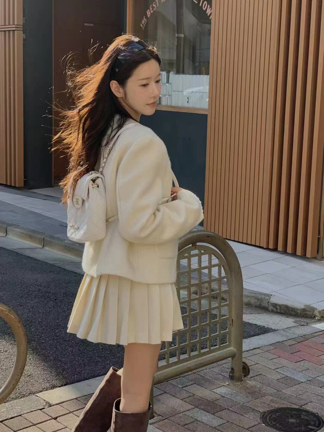 MIELLE-미엘르-OT東大門㊣直郵女士新品時尚真品夾克羊毛MIELLE-미엘르-OT夾克