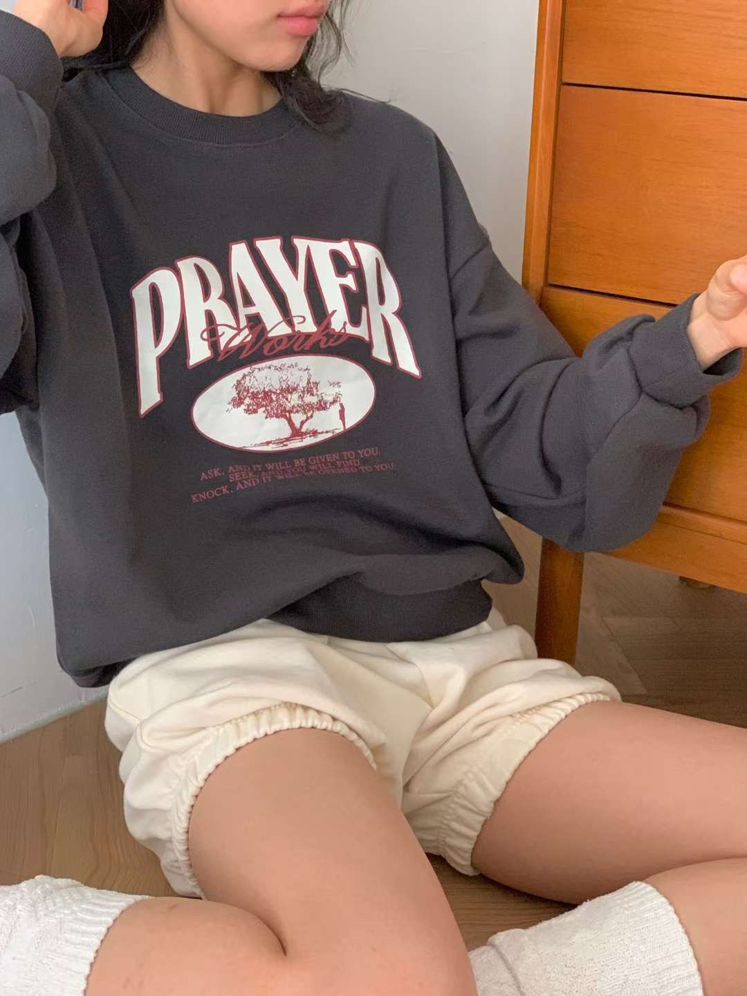 FIVE韓國代購㊣女裝新品熱賣職業人氣25秋冬推薦時尚休閑衛衣FIVE衛衣