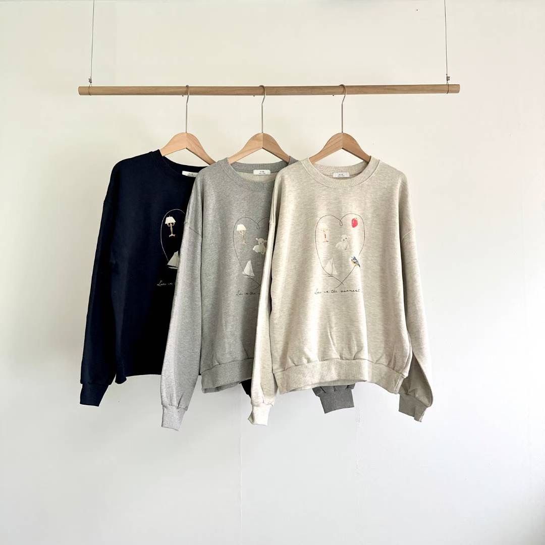 FIVE韓國直郵㊣女士新款真品推薦時尚人氣休閑25秋冬熱賣衛衣FIVE衛衣